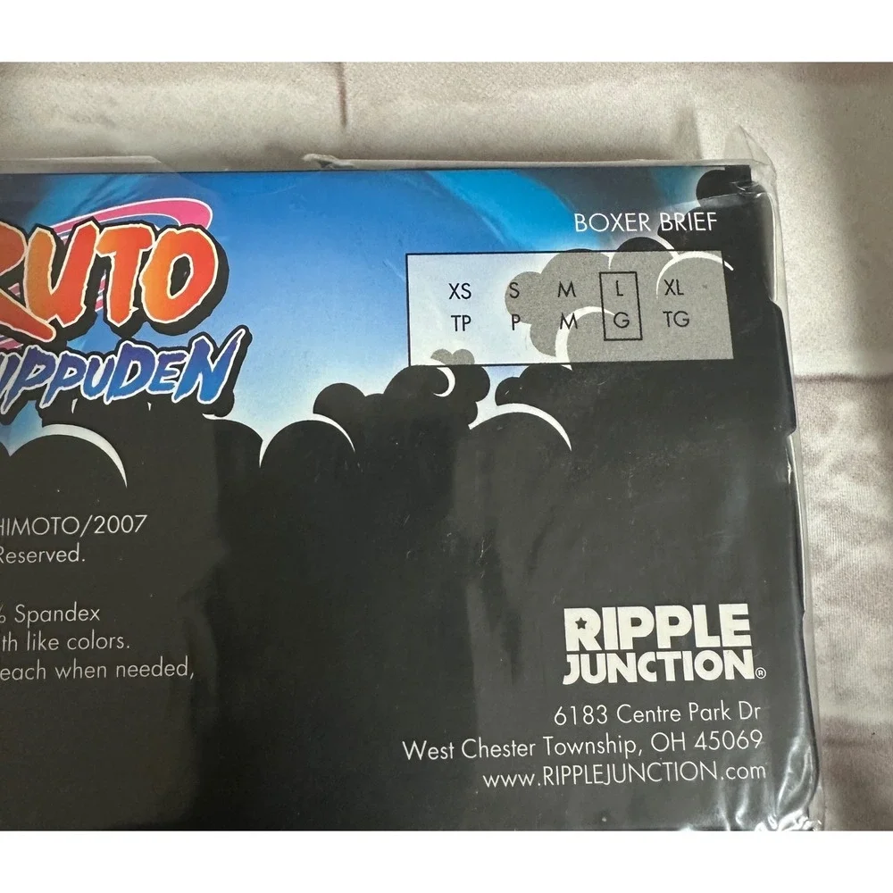 Ripple Junction Naruto Shippuden Uchiha Clan Boxer‎ Briefs Men's Size L